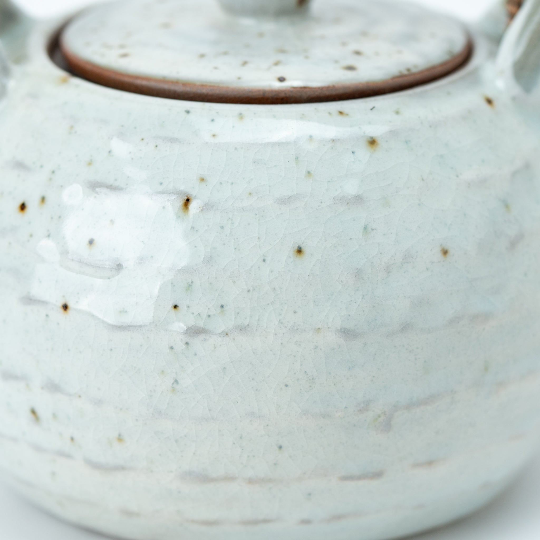 Kohiki Seiji Glaze Dobin Teapot (with Tea Strainer)