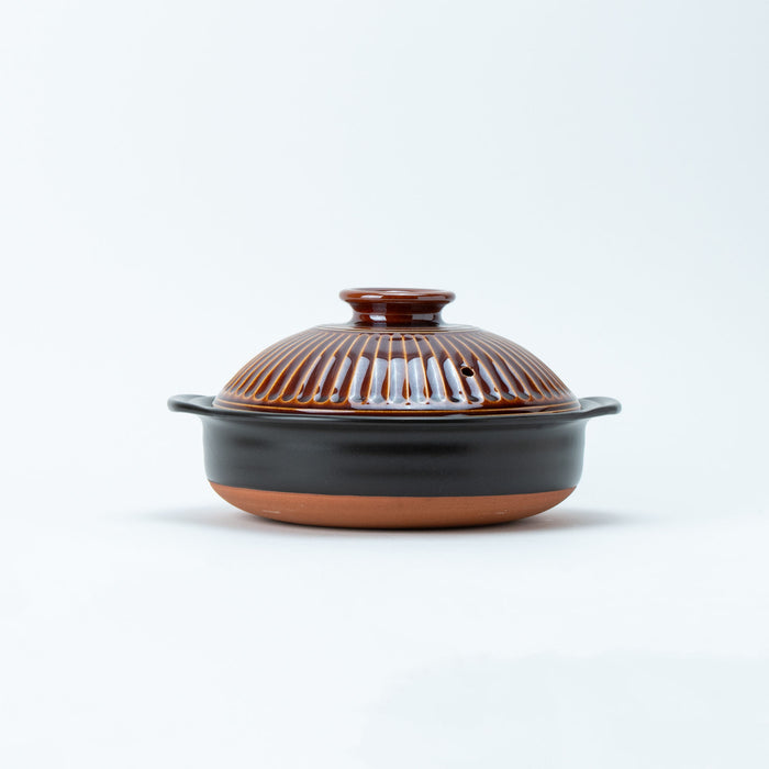 Ginpo Kikka Ame Donabe Clay Pot Size 8