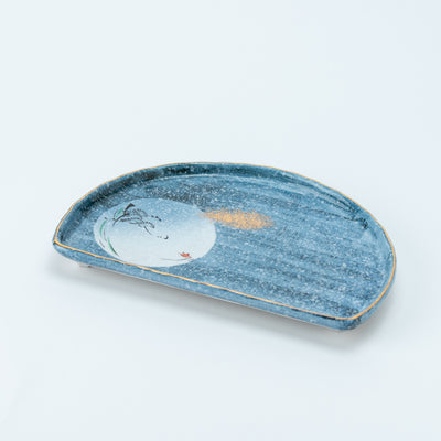 'Fugetsu' Half-Moon Plate
