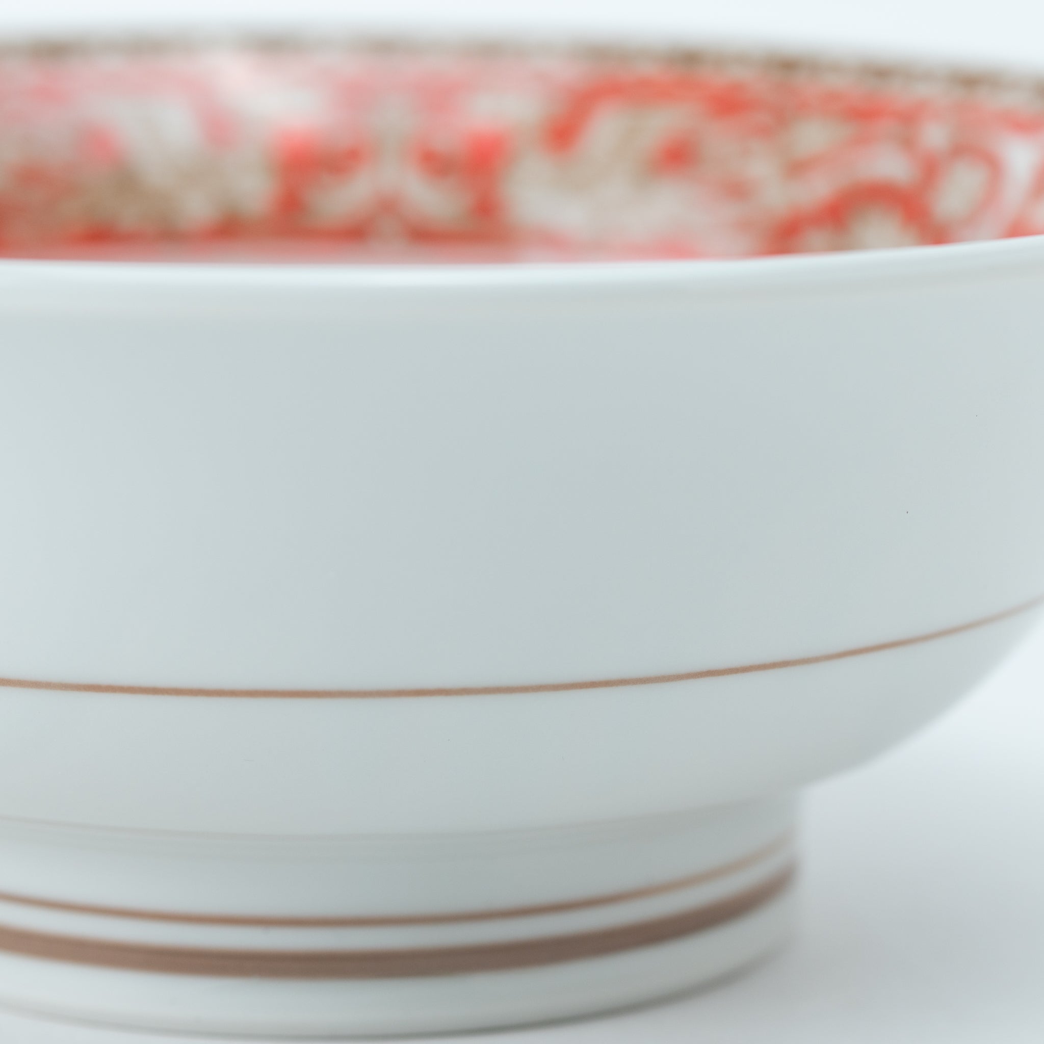 Red Pheonix In-Glaze Ramen Bowl