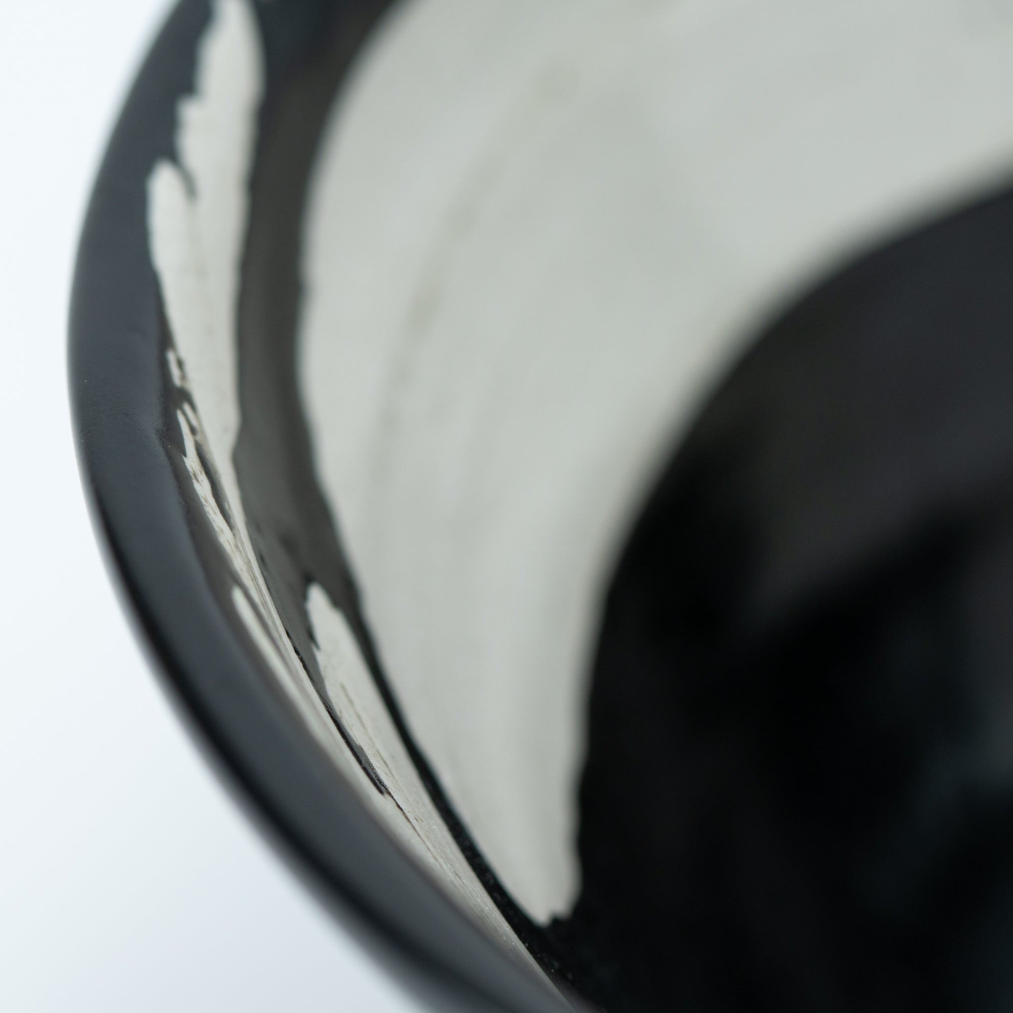 Brushed Octogonal Black Ramen Bowl