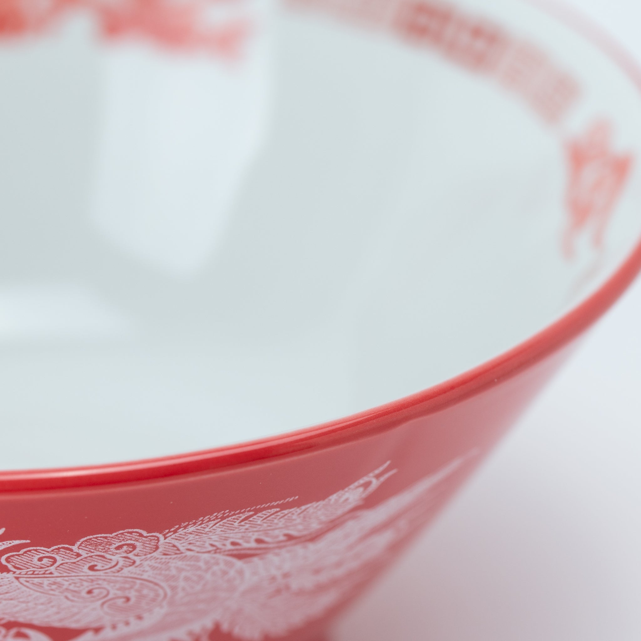 Red Dragon Straight Sided Ramen Bowl