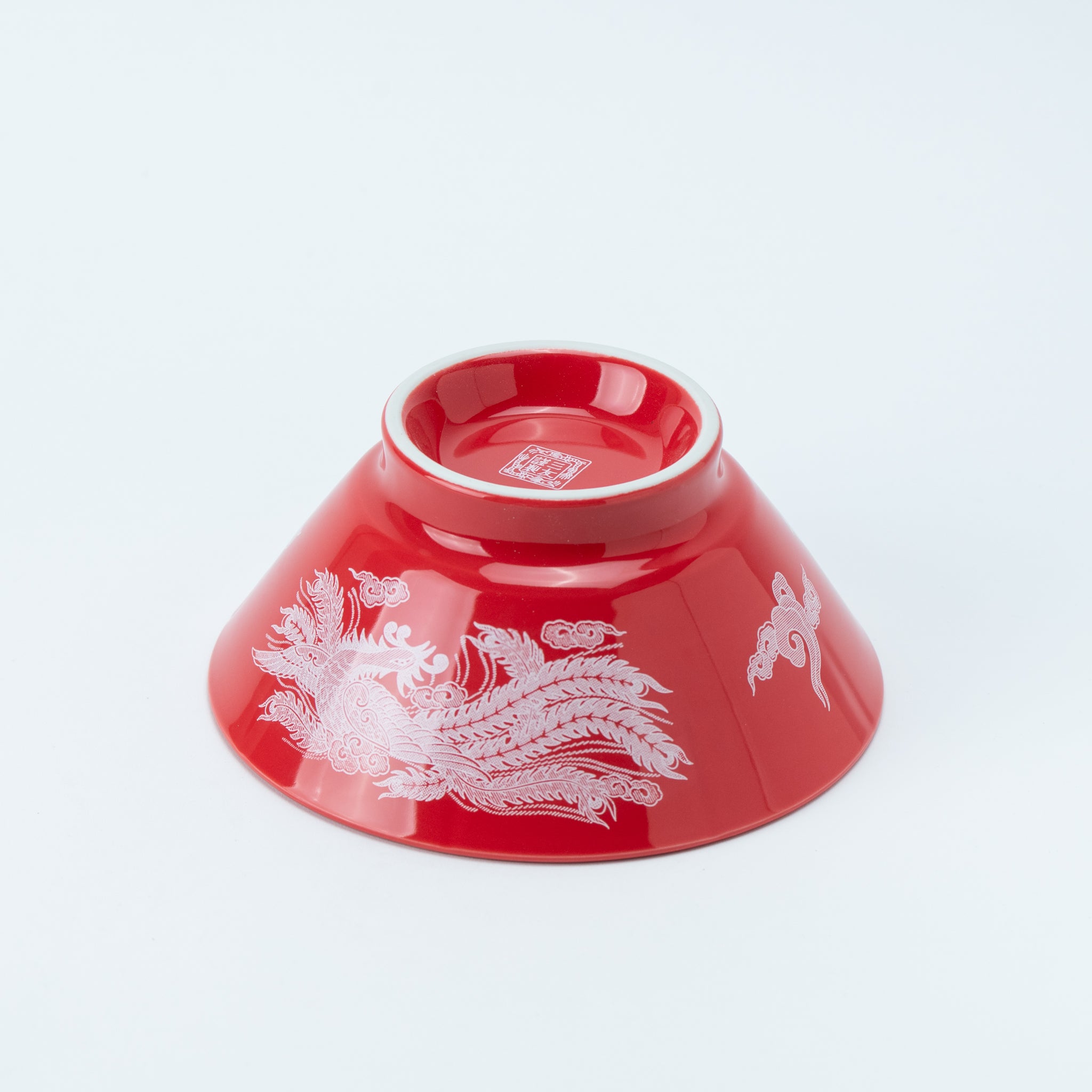 Red Dragon Straight Sided Ramen Bowl