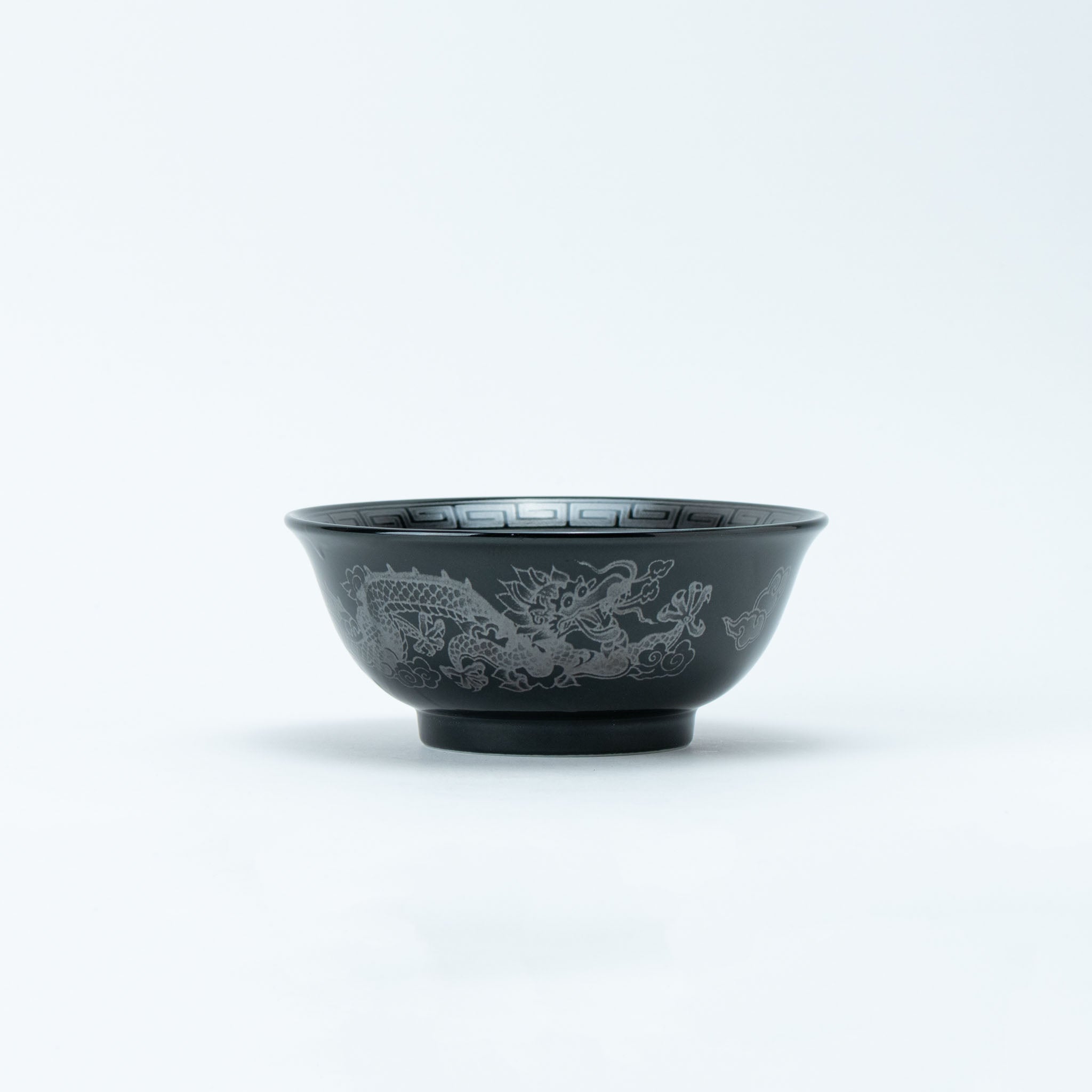 Black Dragon Footed Ramen Bowl