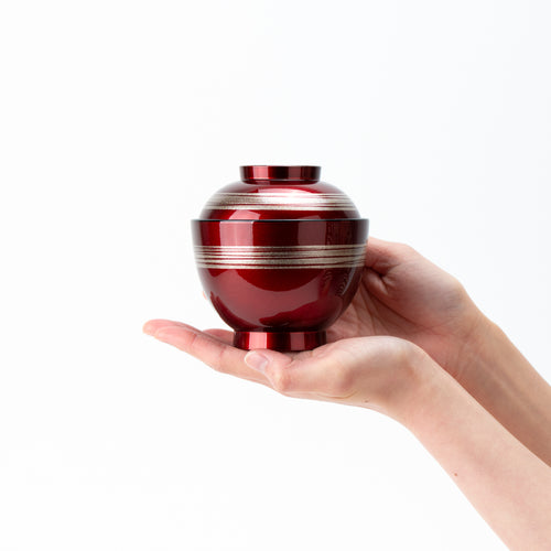 Wine Red Soup Bowl