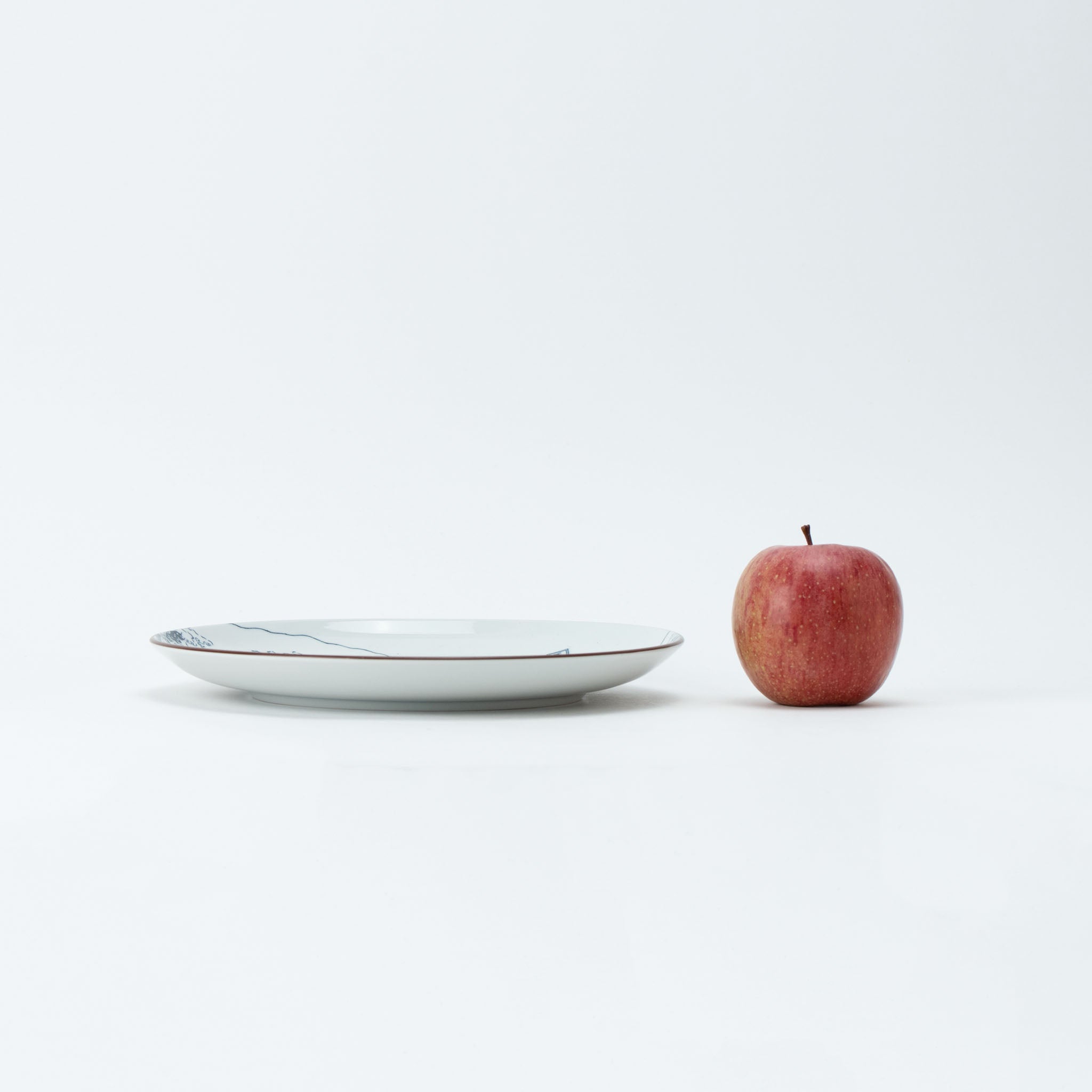 Hokusai Fuji Round Plate