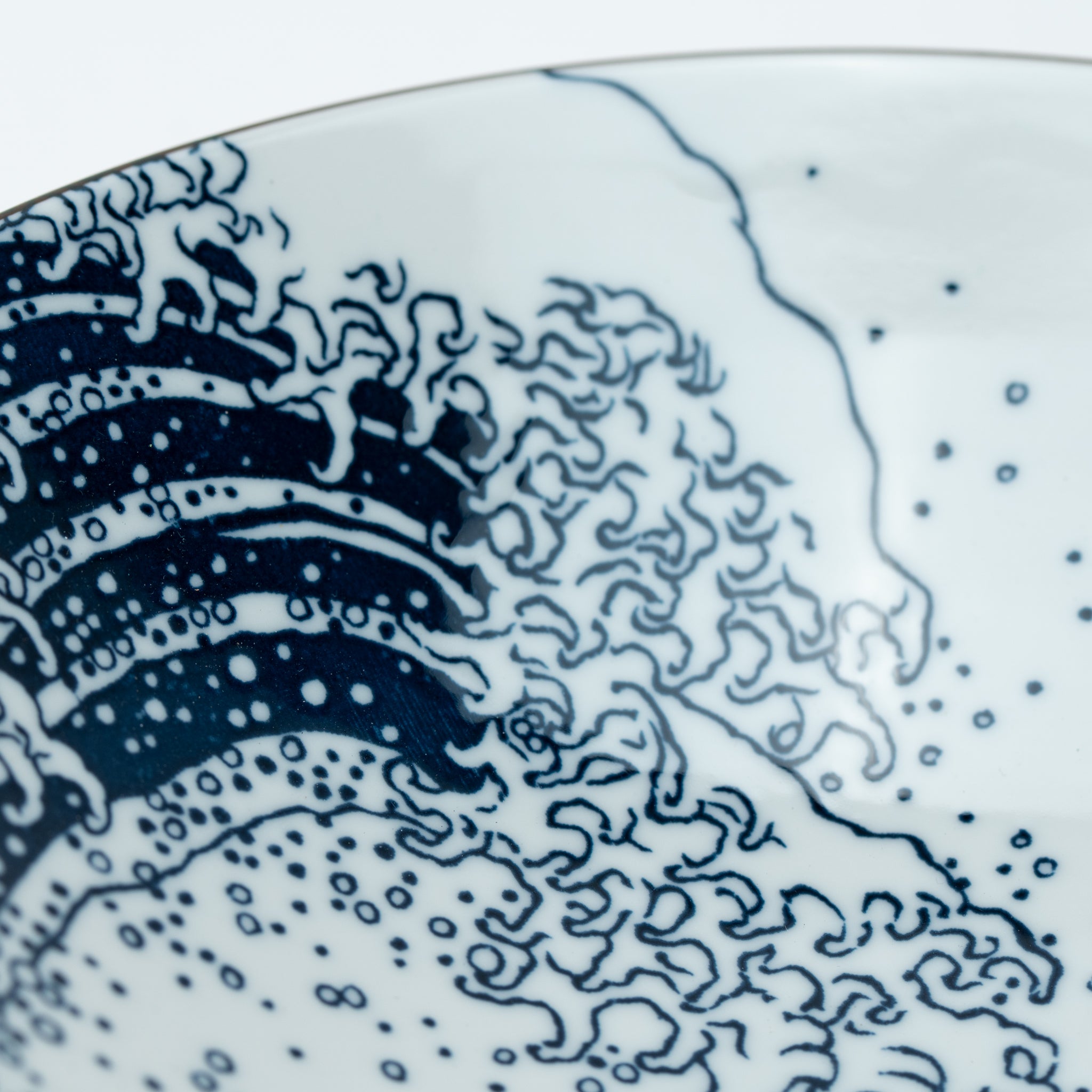 Hokusai Fuji Wide Ramen Bowl