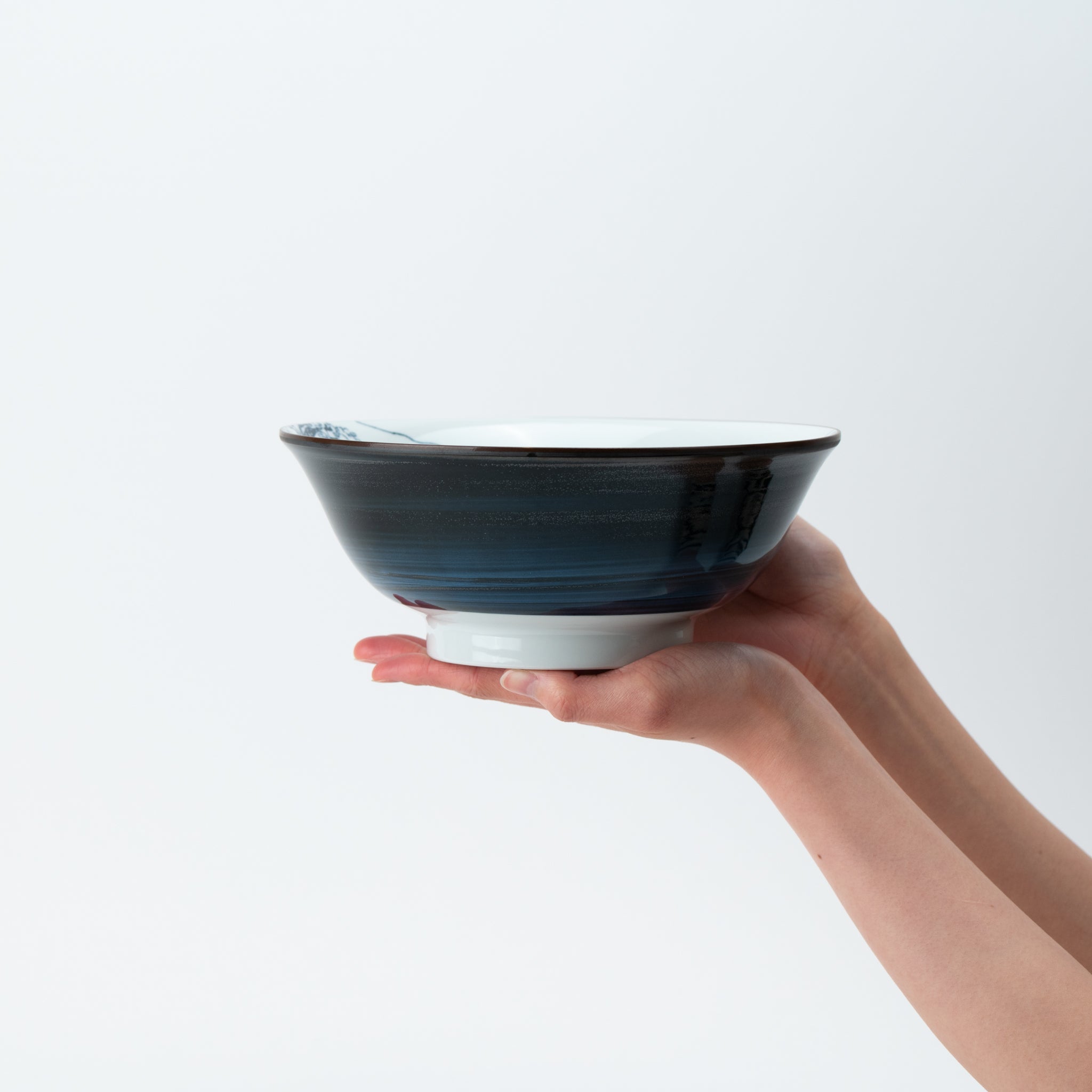Hokusai Fuji Blue Ramen Bowl