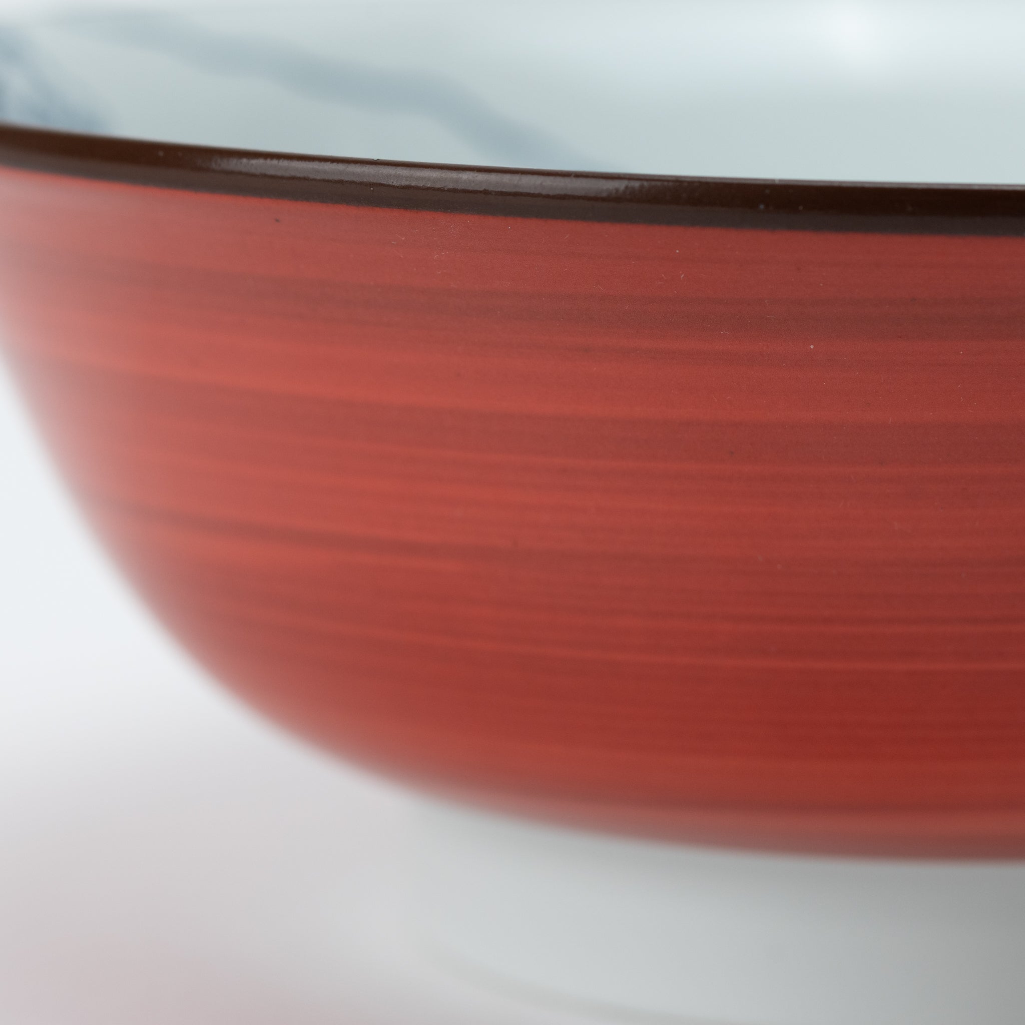 Hokusai Fuji Red Ramen Bowl