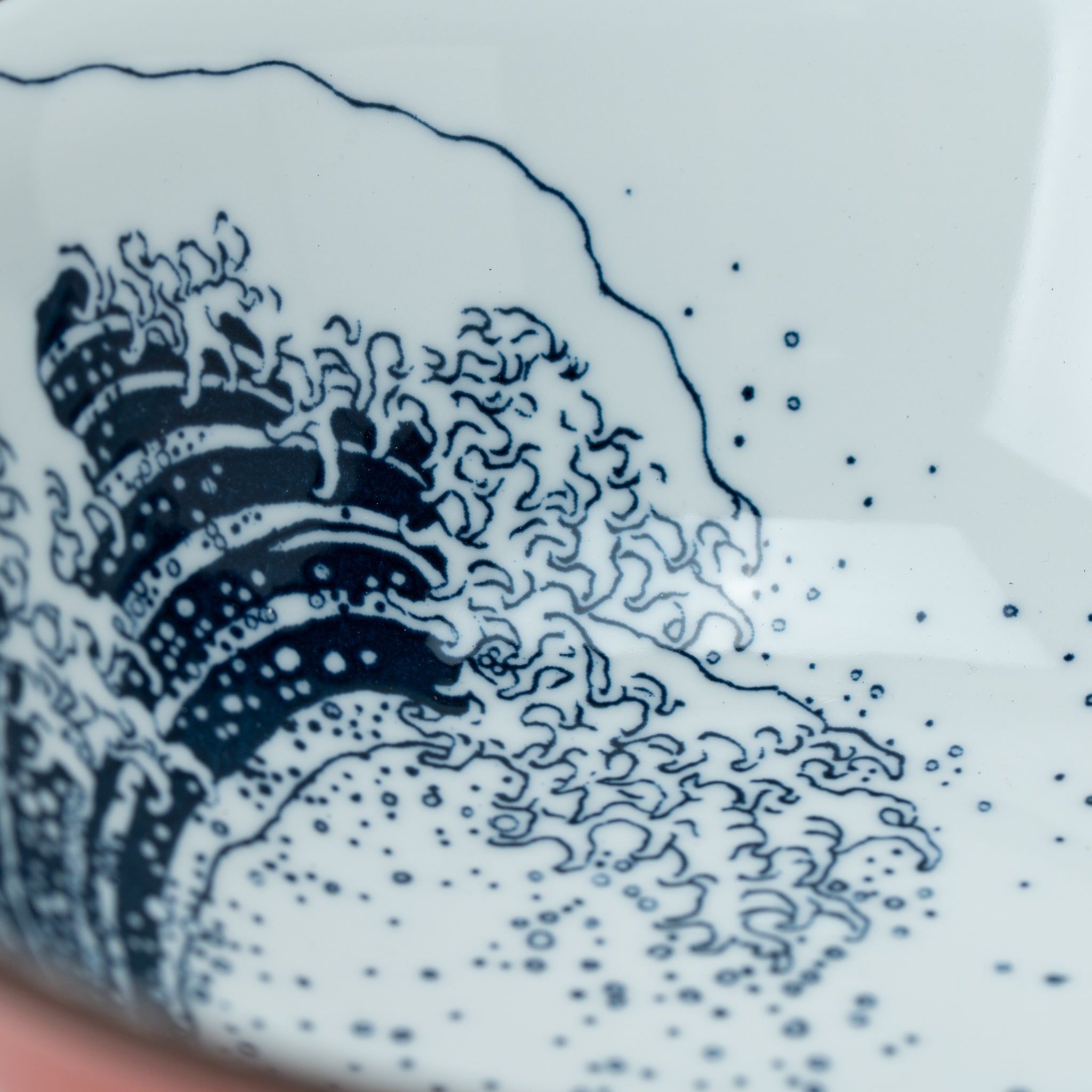 Hokusai Fuji Red Ramen Bowl