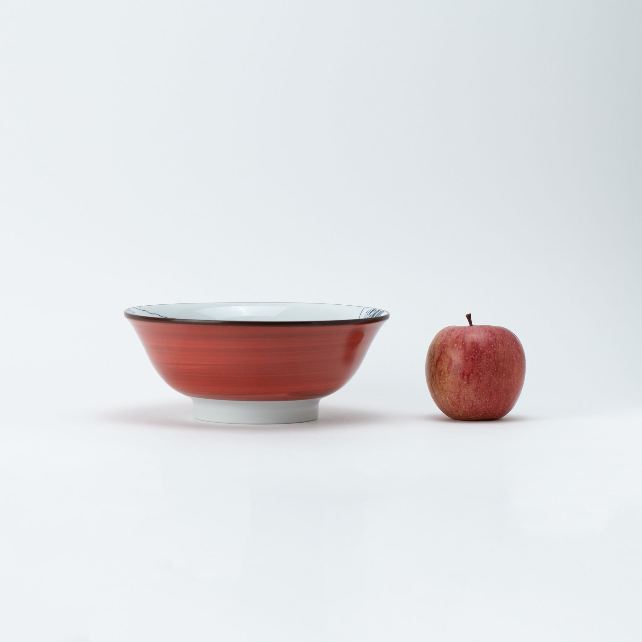 Hokusai Fuji Red Ramen Bowl